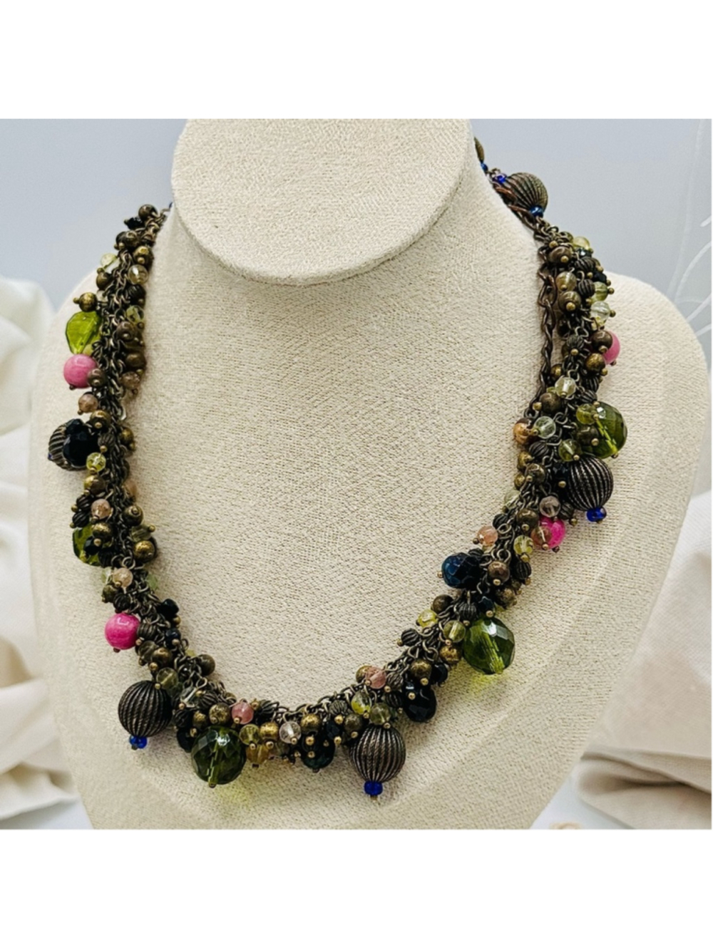 Chico's Vintage 90's Statement Necklace 18”